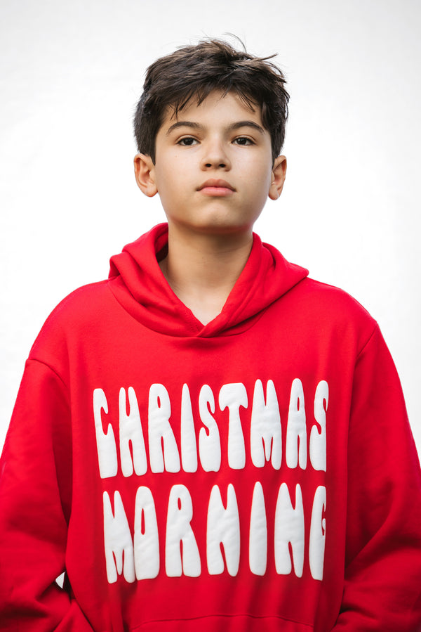 Christmas Morning Hoodie Adult and Young Adult