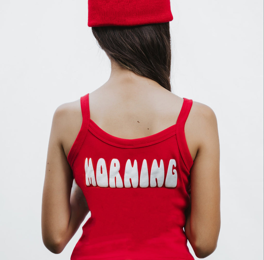 Christmas Morning Thin Strap Tank Top