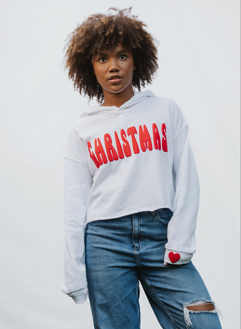 Christmas Morning Crop Top Sweater